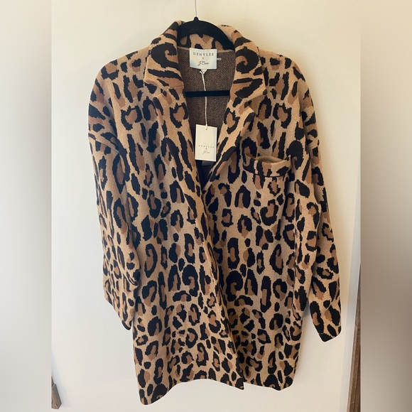 J. Crew Jackets & Blazers - DemyLee x J. Crew Leopard Coatigan